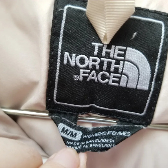 THE North Face White Goose Down Puffer Vest Nuptse M - Picture 12 of 15